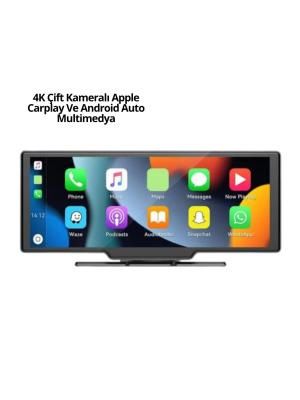 Honda Civic, Jazz, HR-V, CR-V, Nissan Qashqai, Micra, Juke,Uyumlu Kablosuz CarPlay & Android Auto Multimedya – Geri Görüş Kameralı