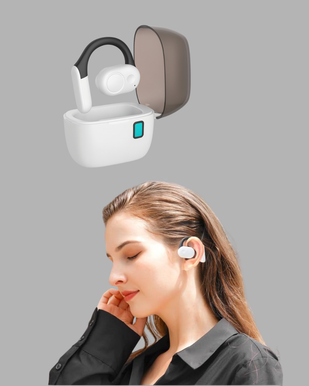 1238319_9-14.png Bluetooth 5.0 Kulak İçi Kulaklık – Güçlü Bas, Uzun Pil Ömrü, Şarj Kutulu Tasarım - Görsel 4