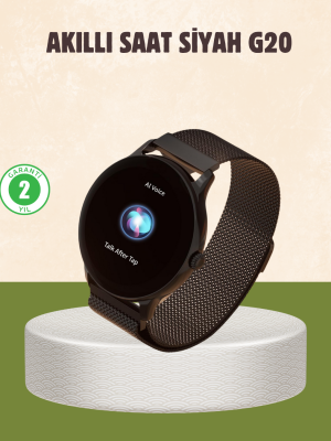 G20 Mini Akıllı Saat – Sağlık Takibi, Uzun Pil Ömrü, Dokunmatik Renkli Ekran
