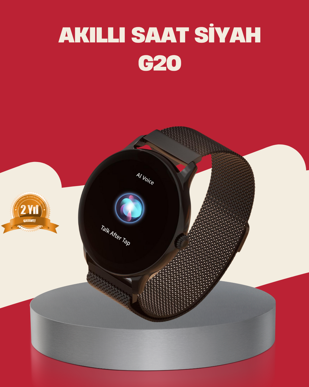 1238324_3-13.png Haino Teko G20 Mini – Şık, Suya Dayanıklı, Bildirim ve Spor Modlu Akıllı Saat - Görsel 1