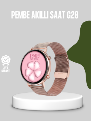 Akıllı Saat – Bluetooth 5.0, Suya Dayanıklı, Kablosuz Şarj