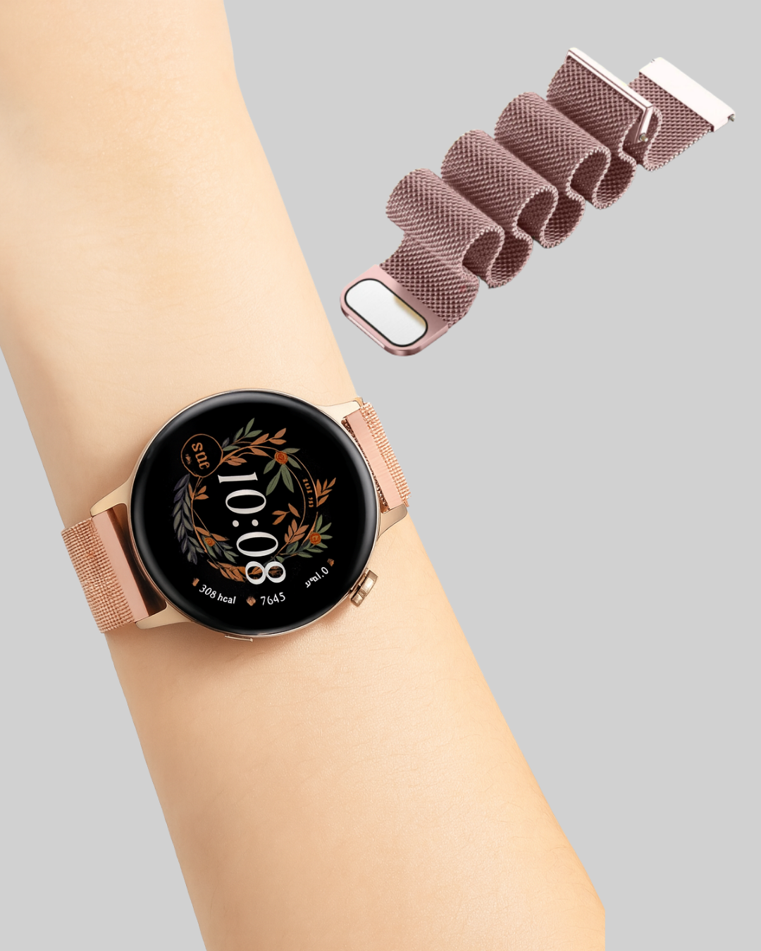 1238332_7-12.png Akıllı Saat – Bluetooth 5.0, Suya Dayanıklı, Kablosuz Şarj - Görsel 3