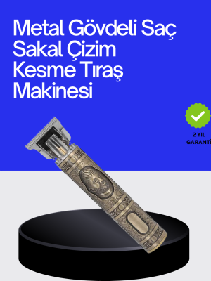 Kompakt Tasarımlı, Güçlü Motorlu Saç sakal Kesme Makinesi ve 4 Kılavuz Tarak