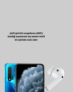 Gürültü Engelleyici Bluetooth Kulaklık – Hızlı Şarj, Derin Bas, Şık Tasarım - Görsel 3