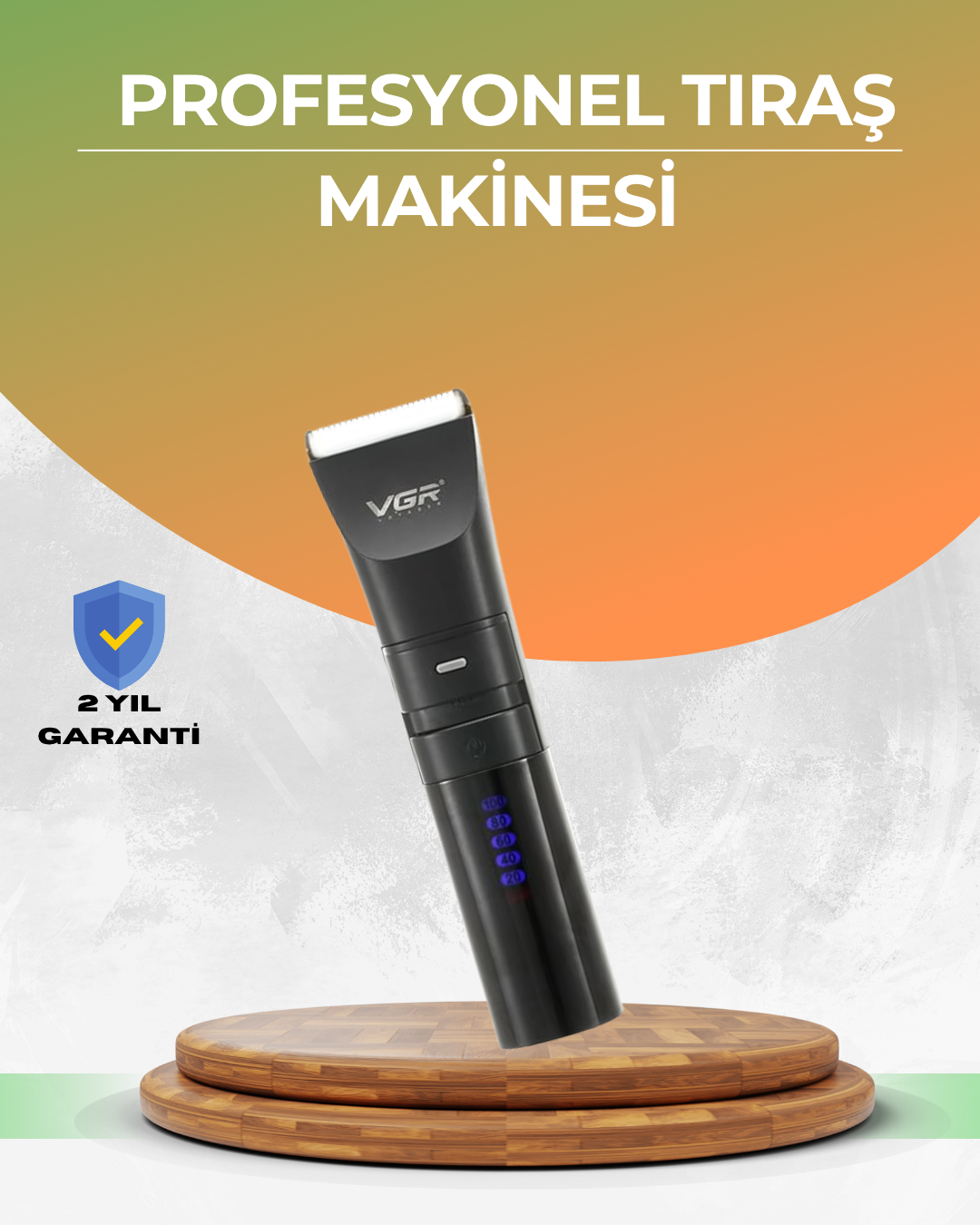 1238362_4-7.png Erkek Saç ve Sakal Kesme Makinesi – Su Geçirmez, Sessiz Motorlu - Görsel 1