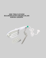 Buharlı Pratik Ütü Seyahat Tipi Kırışıklık Giderici - Görsel 5