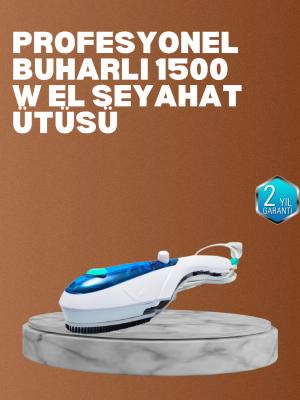 Seyahat Tipi Buharlı Ütü Portatif Kırışıklık Açıcı