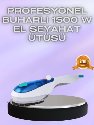 Kompakt Seyahat Tipi Buharlı Ütü Pratik Kırışıklık Açıcı