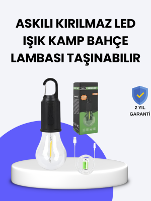 Çok Yönlü Asma Kancalı Kamp Işığı