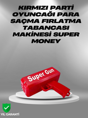 Elektrikli Money Gun Oyuncak Parti Tabancası