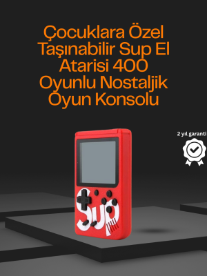 3 İnç Ekranlı Klasik Oyunlu El Konsolu