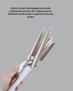 Hızlı Isınan Şarjlı Saç Kıvırıcı Maşa - Görsel 3