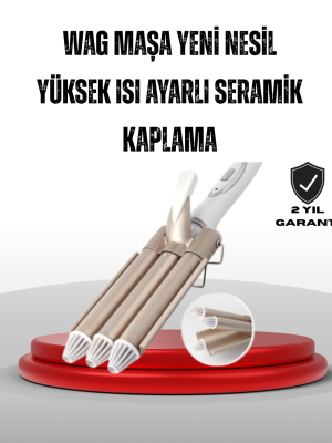 Ayarlanabilir Isı Ayarıyla Profesyonel Bukle Maşası – Hızlı ve Nazik Şekillendirme