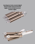 Ayarlanabilir Isı Ayarıyla Profesyonel Bukle Maşası – Hızlı ve Nazik Şekillendirme - Görsel 2