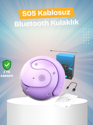 S05 Kablosuz Kulaklık – Küçük Kulak Yapılarına Uygun, Kayma Yapmayan Tasarım