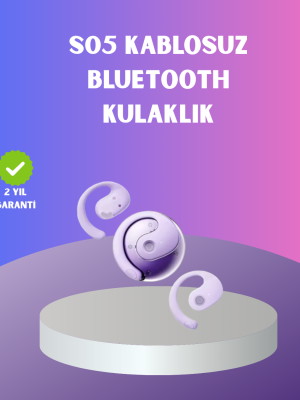 S05 Spor Kulaklığı – Kemik İletimli, Kulak Kanalını Tıkamayan Yapı