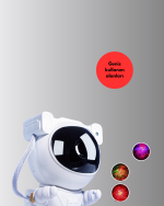 8 Efektli Astronot Galaxy Projektör Uzaktan Kumandalı LED Gece Lambası - Görsel 3