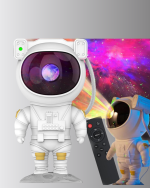 8 Efektli Astronot Galaxy Projektör Uzaktan Kumandalı LED Gece Lambası - Görsel 4