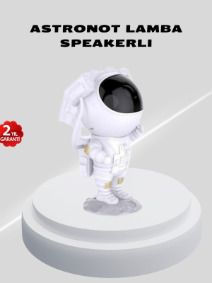Astronot Yıldız Projeksiyon Lambası 8 Efektli Uzaktan Kumandalı Gece Işığı