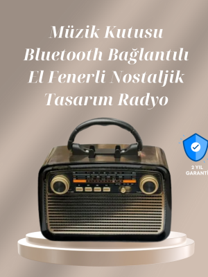 Bluetooth Bağlantılı Taşınabilir Hoparlör – FM/AM Radyo Özellikli, Şarj Edilebilir Batarya, 1 kg