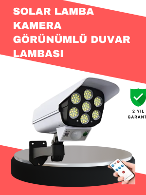 PVC+PC Malzemeli, 2'si 1 Arada Güvenlik Lambası – Ayarlanabilir Başlık ve Panel Açısı