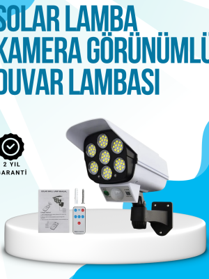 Kablosuz, Güneş Paneliyle Şarj Olan Dış Mekan Lambası – 8-10 Saat Aydınlatma Süresi