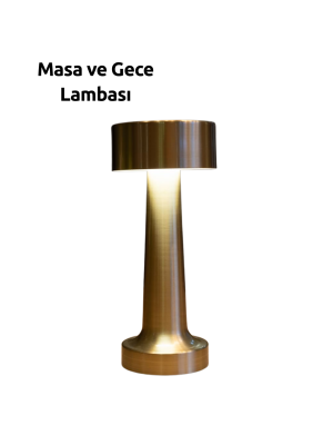 3 Kademeli Dokunmatik Başucu Lambası – Pil ile Sağlam Kablosuz Tasarım