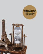 Ahşap Kum Saati – Vintage Tasarımlı Masa Dekoru - Görsel 4