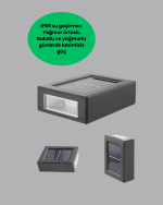 Güneş Enerjili LED Duvar Aydınlatması - Görsel 3