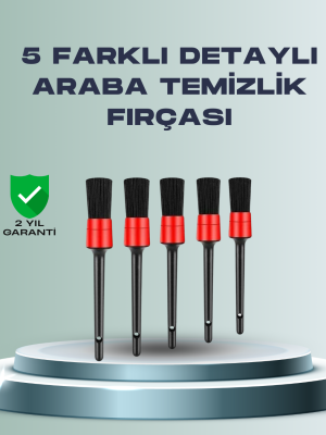 Yumuşak Kıllı Araç Bakım Fırça Takımı