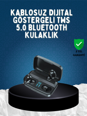 Bluetooth V5.0 Teknolojili Parmak Dokunmatik Kontrol Kulaklık Seti
