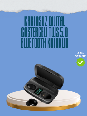 10 Metre Çekim Mesafeli Hafif Tasarımlı Bluetooth Kulaklık ve Şarj Kutusu Seti