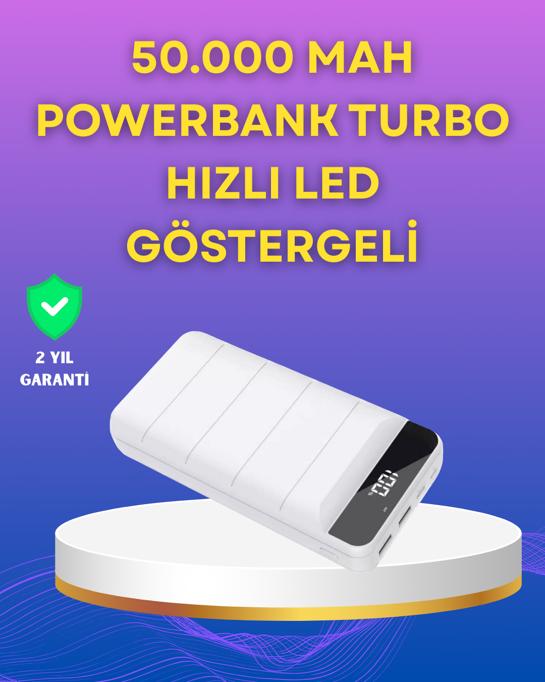 1238532_4-46.png Lightning ve Type-C Girişli 50000mAh Powerbank - Görsel 1