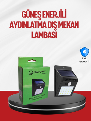 Kablo Gerektirmeyen Güneş Enerjili Dış Mekan Işık – Bahçe ve Koridor Aydınlatması