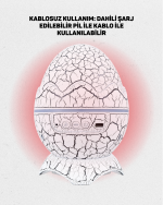 14 Renkli Nebula Yıldız Projektör + Müzik + Gürültü Cihazı + Zamanlayıcılı - Görsel 4