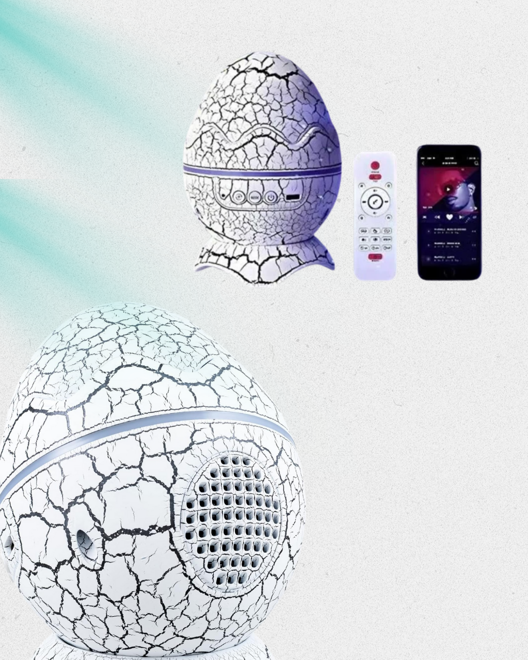 1238566_9-57.png Bluetooth Bağlantılı Dinozor Yıldız Projektör Gece Lambası ve Uyku Yardımcısı - Görsel 4