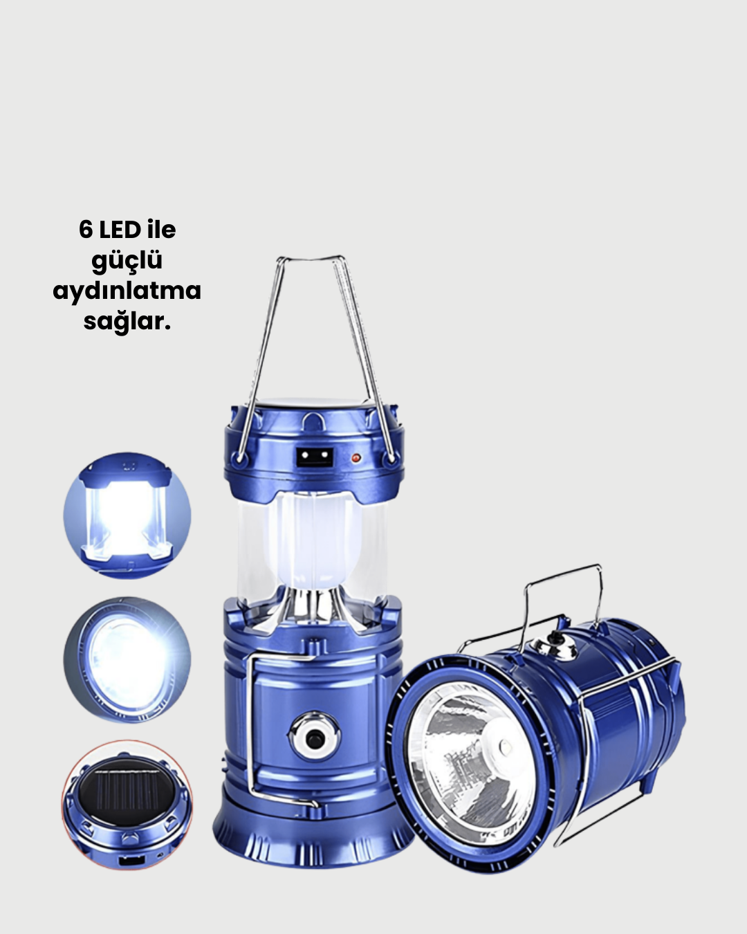 1238595_8-51.png Güneş Enerjili Katlanabilir Kızaklı Kamp Feneri – USB Şarjlı, Çok Yönlü ve Dayanıklı Tasarım - Görsel 2