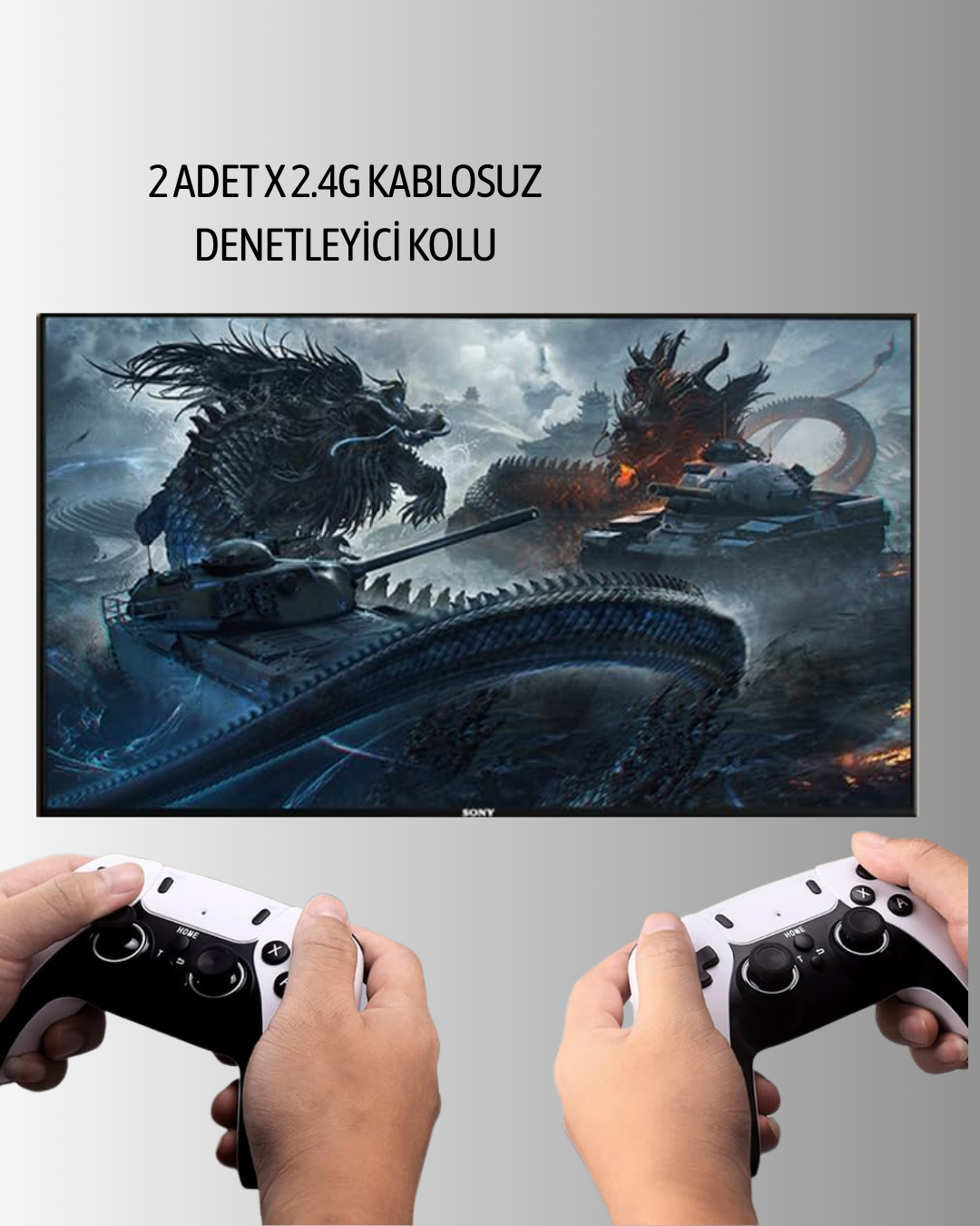 1238598_9-49.png Kablosuz Retro TV Oyun Konsolu – 30.000+ Oyun, HD Çıkış & Kablosuz Gamepad ile Efsanevi Oyun Deneyimi - Görsel 2
