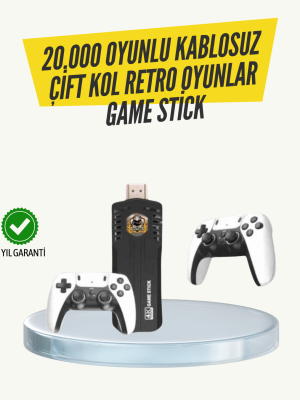 Kablosuz Retro Oyun Konsolu – Geniş Oyun Kütüphanesi ve HD Görüntü ile Sonsuz Eğlence