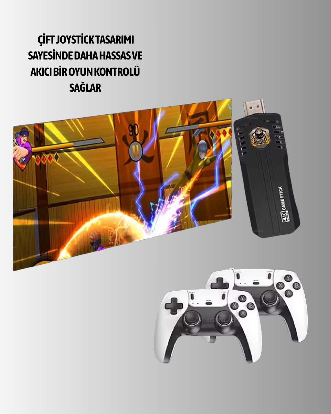 1238601_8-49.png Kablosuz Retro Oyun Konsolu – Binlerce Oyun ve HD Görüntü ile Keyifli Oyun Deneyimi - Görsel 2