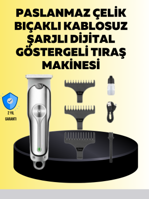 Metal Gövdeli Saç Sakal Kesme Makinesi – Hassas Kesim İçin