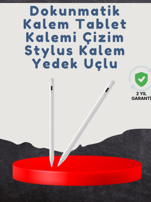 Yüksek Hassasiyetli Eğim Sensörlü Dijital Kalem – USB-C Hızlı Şarjlı