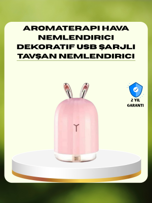 200 ml Ultrasonik Aroma Difüzör ve Hava Nemlendirici Gece Lambalı