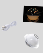 Gece lambası özellikli taşınabilir nemlendirici ve aromaterapi cihazı USB girişli - Görsel 2