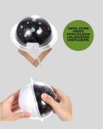 Projektör ışıklı ve aromaterapi destekli taşınabilir nemlendirici cihaz USB bağlantılı - Görsel 3