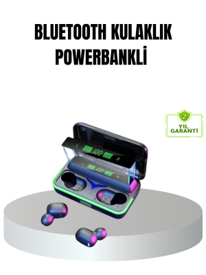 E10 Powerbank Bluetooth Kulaklık – Düşük Gecikmeli Oyun ve Müzik Deneyimi