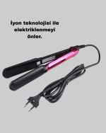 İyonik Saç Düzleştirici – 220°C Isıya Kadar Çıkan, LED Göstergeli ve Eşit Isı Dağılımlı Plaka - Görsel 5