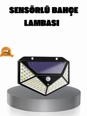 Solar Güçlü 100 LED Bahçe Lambası – Enerji Tasarruflu, Suya Dayanıklı ve Geniş Açılı Işık