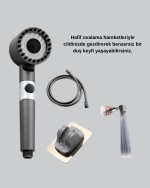 Masaj Etkili Duş Başlığı – Su Tasarruflu, Yüksek Basınçlı ve Cilt Dostu Tasarım - Görsel 4