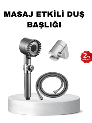 Yeni Nesil Masaj Uçlu Duş Başlığı – Cilt Rahatlatıcı ve Kas Gevşetici Spa Deneyimi